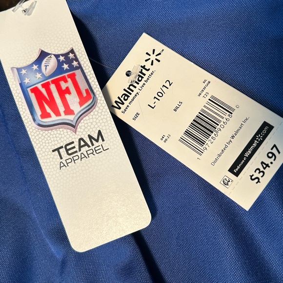 Buffalo Bills NFL Team Apparel Hoodie/Sweatshirt Boys    Size Large (10/12) - Picture 6 of 8